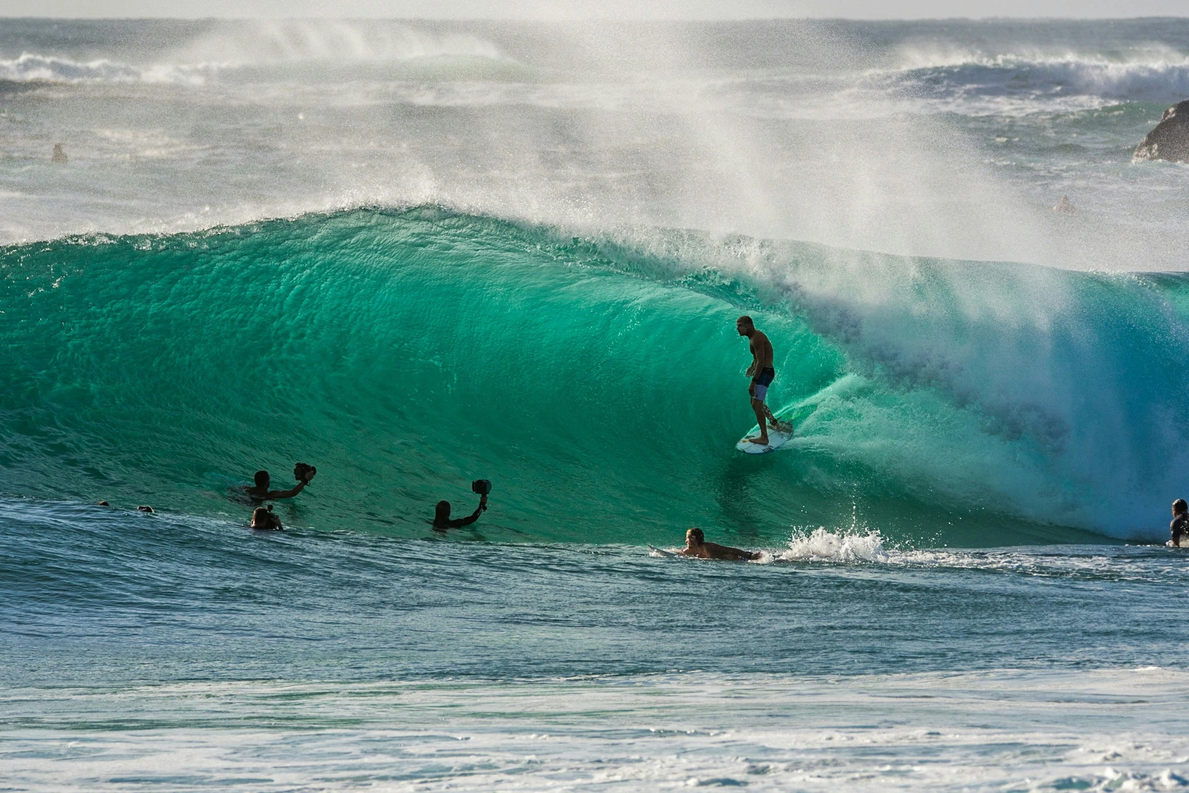 Surfing a wave